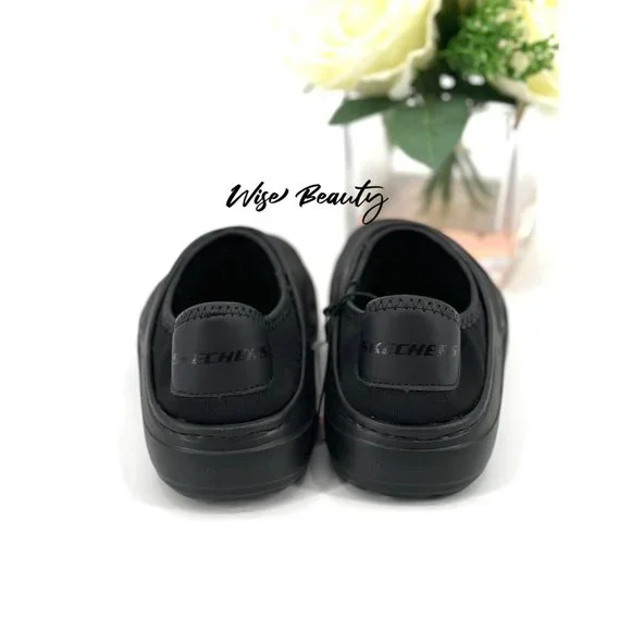 Skechers Boy’s Foamies Swifters II Warmer Clog Size 7 Shoe Black NEW - Picture 5 of 11